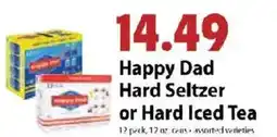Festival Foods Happy Dad Hard Seltzer or Hard Iced Tea offer