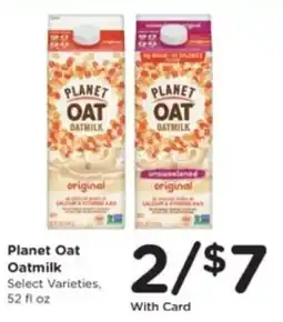 Pick'n Save Planet Oat Oatmilk offer