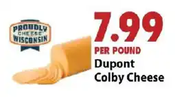 Festival Foods Dupont Colby Cheese offer