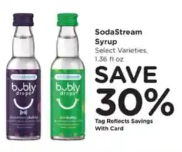 Pick'n Save Sodastream bubbly drops offer