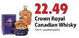 Festival Foods Crown Royal Canadian Whisky offer