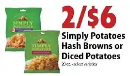 Festival Foods Simply Potatoes Hash Browns or Diced Potatoes offer