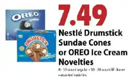 Festival Foods Nestlé Drumstick Sundae Cones or OREO Ice Cream Novelties offer