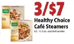 Festival Foods Healthy Choice Café Steamers offer