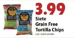 Festival Foods Siete Grain Free Tortilla Chips offer