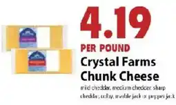 Festival Foods Crystal Farms Chunk Cheese offer