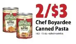 Festival Foods Chef Boyardee Canned Pasta offer