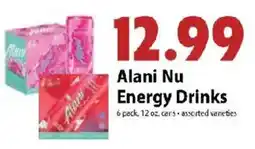 Festival Foods Alani Nu Energy Drinks offer
