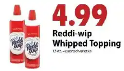 Festival Foods Reddi-wip Whipped Topping offer