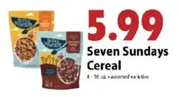 Festival Foods Seven Sundays Cereal offer