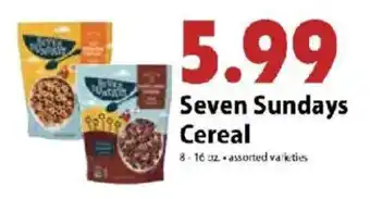 Festival Foods Seven Sundays Cereal offer
