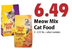 Festival Foods Meow Mix Cat Food offer