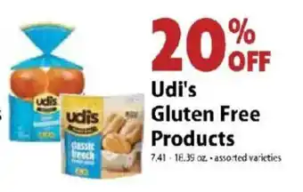 Festival Foods Udi's Gluten Free Products offer