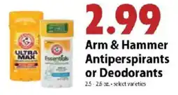 Festival Foods Arm & Hammer Antiperspirants or Deodorants offer