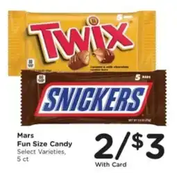 Pick'n Save Mars Fun Size Candy offer