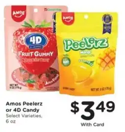 Pick'n Save Amos Peelerz or 4D Candy offer