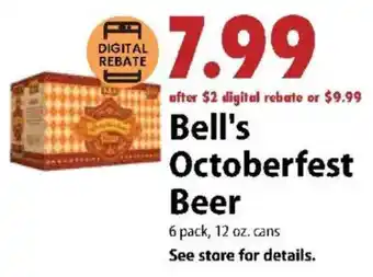 Festival Foods Bell's Octoberfest Beer offer