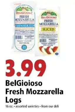 Festival Foods BelGioioso Fresh Mozzarella Logs offer