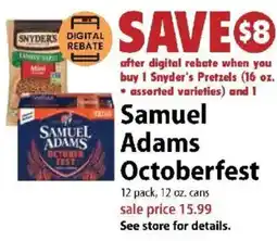 Festival Foods Samuel Adams Octoberfest offer