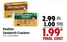 Festival Foods Keebler Sandwich Crackers offer
