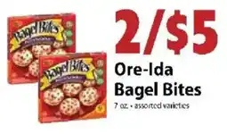 Festival Foods Ore-Ida Bagel Bites offer