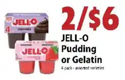Festival Foods Jell-o Pudding or Gelatin offer