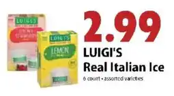 Festival Foods Luigi's real italian ice offer