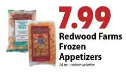 Festival Foods Redwood Farms Frozen Appetizers offer