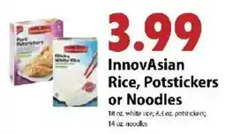Festival Foods InnovAsian Rice, Potstickers or Noodles offer
