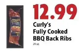 Festival Foods Curly's Fully Cooked BBQ Back Ribs offer