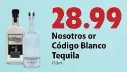 Festival Foods Nosotros or Código Blanco Tequila offer