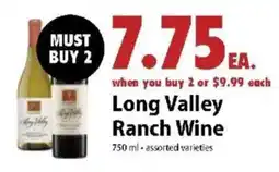 Festival Foods Long Valley Ranch Wine offer