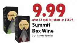 Festival Foods Summit Box Wine offer
