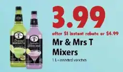 Festival Foods Mr & Mrs T Mixers offer