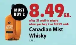 Festival Foods Canadian Mist Whisky offer
