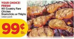 H-E-B Hill Country Fare Chicken Drumsticks or Thighs offer