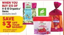 H-E-B H-E-B Organics Items offer