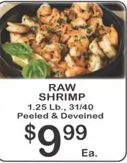 Foodland Raw Shrimp offer