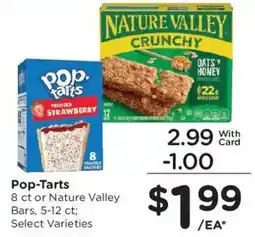 Kroger Pop-Tarts or Nature Valley Bars offer