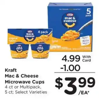 Kraft Mac & Cheese Microwave Cups