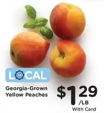 Georgia-Grown Yellow Peaches