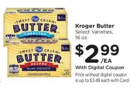 Kroger Kroger butter offer