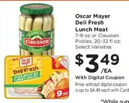 Kroger Oscar Mayer Deli Fresh Lunch Meat offer