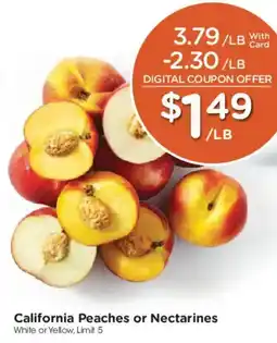 Mariano's California Peaches or Nectarines offer