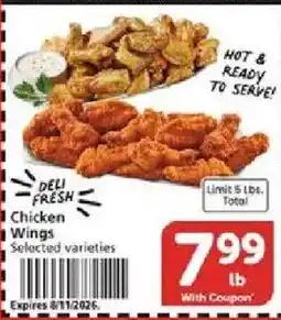 Vons Chicken Wings offer