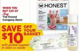 H-E-B The Honest Company Items offer