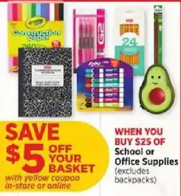 H-E-B School or Office Supplies offer