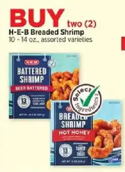 H-E-B H-E-B breaded shrimp offer