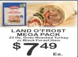 Foodland Land o'Frost Mega Pack offer