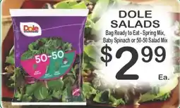 Foodland Dole salads offer